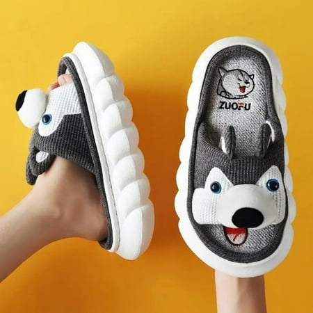 CoCopeanut Linen Slippers Husky Upper Women Summer Thick Bottom Indoor Couple Home Non-slip Spring Autumn Cotton Linen Sandals Slippers
CoCopeanut Linen Slippers Husky Upper Women Summer Thick Bottom Indoor Couple Home Non-slip Spring Autumn Cotton Linen Sandals Slippers