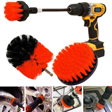 4 Pcs Scrubber Cleaning Drill Brush Extended Long Attachment Set for Bathroom Floor Tile New
4 Pcs Scrubber Cleaning Drill Brush Extended Long Attachment Set for Bathroom Floor Tile New