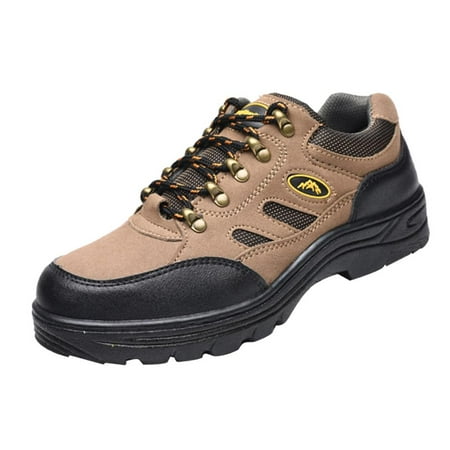 Boots Composite Toe Industrial and Construction Shoes - Brown EU 41 US 8 UK 7.5