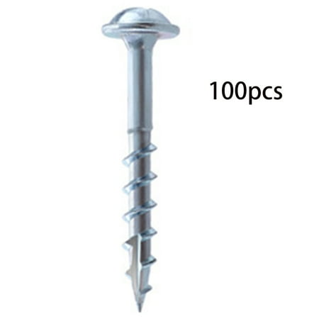 SIEYIO 100 Pcs Self-Tapping Pocket Hole Screws Coarse Thread Zinc Plated Screw Set Square-Drive Screws for Woodworking
SIEYIO 100 Pcs Self-Tapping Pocket Hole Screws Coarse Thread Zinc Plated Screw Set Square-Drive Screws for Woodworking