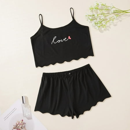 Suits for Women! OTEMRCLOC Women s Cartoon Print Lettuce Trim Cami Top and Shorts Cute Pajama Set Sleepwear Navy XXL
Suits for Women! OTEMRCLOC Women s Cartoon Print Lettuce Trim Cami Top and Shorts Cute Pajama Set Sleepwear Navy XXL