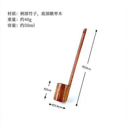 Long Handle Wine Dipper Spoon Wooden Beer Pouring Spoon Multipurpose Flat Bottom Kitchen Ladle
Long Handle Wine Dipper Spoon Wooden Beer Pouring Spoon Multipurpose Flat Bottom Kitchen Ladle