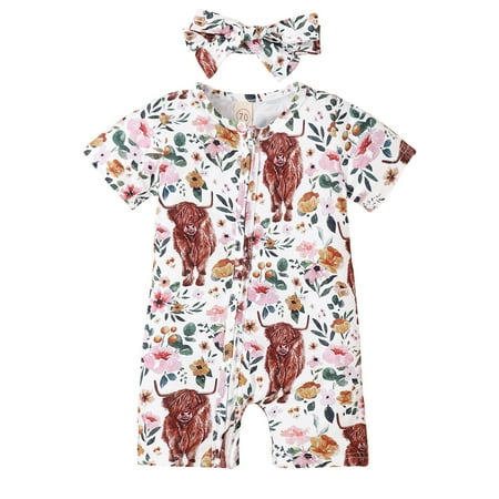 Guang Cong Baby Boys Romper Bodysuits Short Sleeve Cartoon Cow Print Pullover Romper Sweatshirt Jumpsuits Sizes 6-9 Months
Guang Cong Baby Boys Romper Bodysuits Short Sleeve Cartoon Cow Print Pullover Romper Sweatshirt Jumpsuits Sizes 6-9 Months