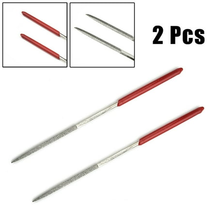 2pcs 3x140mm Square Rectangle Diamond Needle File Grinding for Metal Stone Wood
2pcs 3x140mm Square Rectangle Diamond Needle File Grinding for Metal Stone Wood
