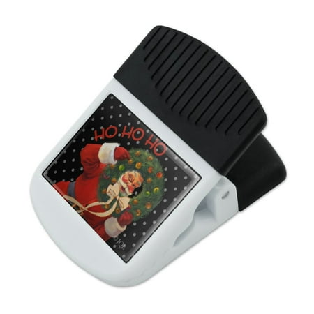 Christmas Holiday Santa Ho Ho Ho Wreath Refrigerator Fridge Magnet Magnetic Hanging Hook Note Snack Clip
Christmas Holiday Santa Ho Ho Ho Wreath Refrigerator Fridge Magnet Magnetic Hanging Hook Note Snack Clip
