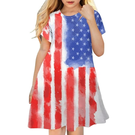 HIBRO Kids Toddler Baby Girls Spring Summer Print Short Sleeve Active Fashion Daily Indoor Outdoor American Independence Day Princess Dress Big Girls Dress Heels Size 7 Girls Floral Dress
HIBRO Kids Toddler Baby Girls Spring Summer Print Short Sleeve Active Fashion Daily Indoor Outdoor American Independence Day Princess Dress Big Girls Dress Heels Size 7 Girls Floral Dress