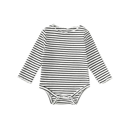 Suealasg Newborn Baby Boys Girls Rompers 3 6 12 18 Months Long Sleeve Striped Print Bodysuit Infant Boys Girl Fall Clothes
Suealasg Newborn Baby Boys Girls Rompers 3 6 12 18 Months Long Sleeve Striped Print Bodysuit Infant Boys Girl Fall Clothes