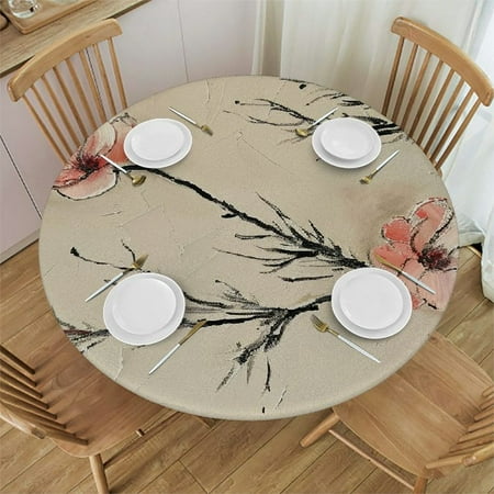 Palnkart Branch Flowers Minimalist Round Table Cover Stain Resistant Washable Indoor Outdoor Tablecloth Kitchen Dining Wedding Parties 100% Polyester Fiber 42-46
Palnkart Branch Flowers Minimalist Round Table Cover Stain Resistant Washable Indoor Outdoor Tablecloth Kitchen Dining Wedding Parties 100% Polyester Fiber 42-46