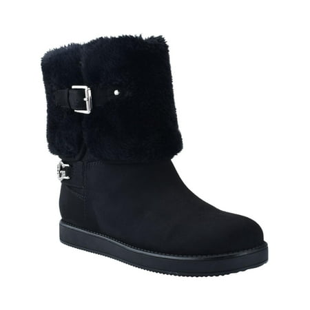 GBG Los Angeles Womens Aleya Faux Suede Cold Weather Ankle Boots