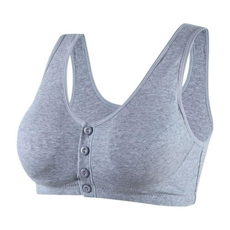 Plus Size Front Button Breathable Skin-Friendly Cotton Bra - High Support Bra for Women Small to Plus Size Everyday Wear Exercise and Offers Back Support(1-Packs)
Plus Size Front Button Breathable Skin-Friendly Cotton Bra - High Support Bra for Women Small to Plus Size Everyday Wear Exercise and Offers Back Support(1-Packs)
