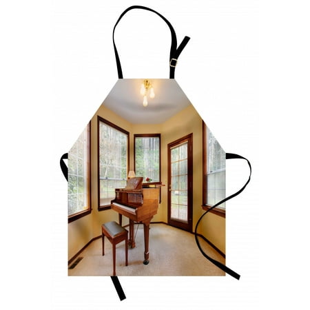 Antique Apron Round Room with Piano Lots of Windows Classic Architecture Furnished Unisex Kitchen Bib Apron with Adjustable Neck for Cooking Baking Gardening Brown Pale Yellow White by Ambesonne
Antique Apron Round Room with Piano Lots of Windows Classic Architecture Furnished Unisex Kitchen Bib Apron with Adjustable Neck for Cooking Baking Gardening Brown Pale Yellow White by Ambesonne