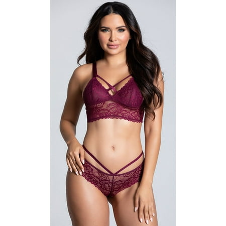 Seven Til Midnight Lace Lattice Bikini Panty Lace Bikini Panty
