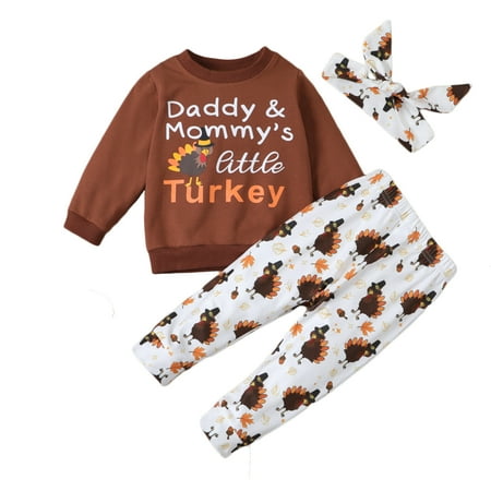 Baby s Thanksgiving Printed Clothes Set Long Sleeve Pullover Sweater Top with Elastic Long Pants and Hairband
Baby s Thanksgiving Printed Clothes Set Long Sleeve Pullover Sweater Top with Elastic Long Pants and Hairband