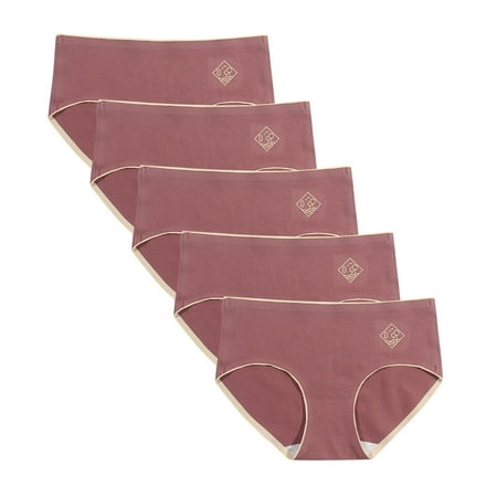 〖Hellobye〗Women s Sexy Thin Briefs In Solid Color With Non-Trace Mid-Waist Underwear 5PC
〖Hellobye〗Women s Sexy Thin Briefs In Solid Color With Non-Trace Mid-Waist Underwear 5PC
