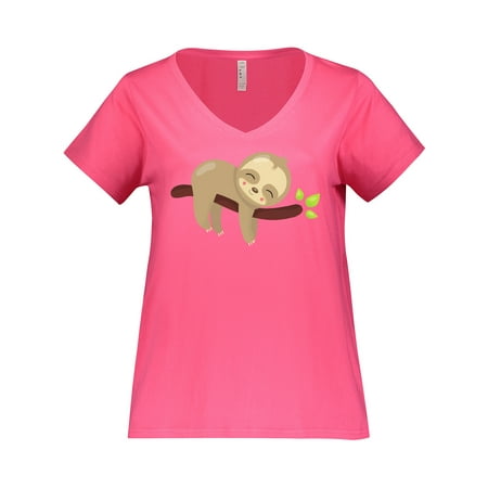 Inktastic Cute Sloth Baby Sloth Lazy Sloth Sleeping Sloth Women s Plus Size V-Neck
Inktastic Cute Sloth Baby Sloth Lazy Sloth Sleeping Sloth Women s Plus Size V-Neck