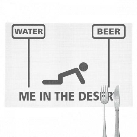 Desert Water Beer Kneeling Choice Placemat Pad Kitchen Woven Heat Resistant Cushion Rectangle
Desert Water Beer Kneeling Choice Placemat Pad Kitchen Woven Heat Resistant Cushion Rectangle