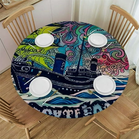 BCIIG Message Round Table Cover Stain Resistant Indoor Outdoor Tablecloth Kitchen Dining Wedding Parties 100% Polyester Fiber 54-58
BCIIG Message Round Table Cover Stain Resistant Indoor Outdoor Tablecloth Kitchen Dining Wedding Parties 100% Polyester Fiber 54-58