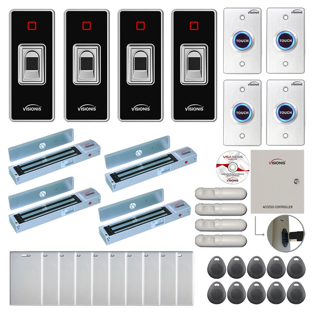 Fpc Four Doors Access Control Electromagnetic Lock For Outswinging