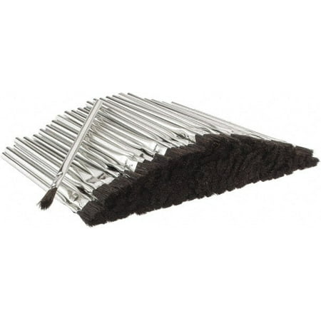 144 Pack Tin Handle Horsehair Brushes for Flux & Solvents 3/8 Brush Width