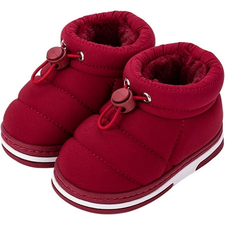 KAQ Boys’Girls’Fur Lined Winter Lightweight Waterproof Walking Garden Shoes Indoor and Outdoor Warm Non-Slip Snow Boots Footwear
KAQ Boys’Girls’Fur Lined Winter Lightweight Waterproof Walking Garden Shoes Indoor and Outdoor Warm Non-Slip Snow Boots Footwear