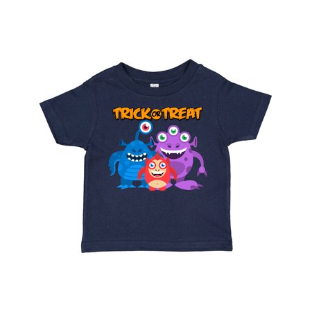 Inktastic Trick or Treat Monsters Gift Toddler Boy or Toddler Girl T-Shirt