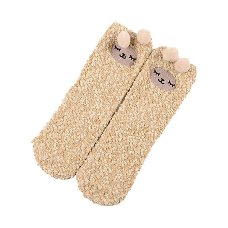 Womens No Show Socks 6 Pairs Of Christmas Coral Fleece Three-Dimensional Home Socks
Womens No Show Socks 6 Pairs Of Christmas Coral Fleece Three-Dimensional Home Socks