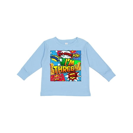 Inktastic I m Three Comic Book Gift Toddler Boy or Toddler Girl Long Sleeve T-Shirt
Inktastic I m Three Comic Book Gift Toddler Boy or Toddler Girl Long Sleeve T-Shirt