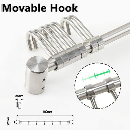 Storage Yedhsi Stainless Steel Kitchen Utensil Rack With 7 Hook Furniture Bathroom Wall Rail
Storage Yedhsi Stainless Steel Kitchen Utensil Rack With 7 Hook Furniture Bathroom Wall Rail