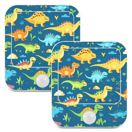 Cute Dinosaurs LED Motion Sensor Night Light Plug into Wall 2 Pack Auto Dusk to Dawn Adjustable
Cute Dinosaurs LED Motion Sensor Night Light Plug into Wall 2 Pack Auto Dusk to Dawn Adjustable