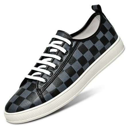 Men‘s Sneakers Premium Leather Trendy Plaid Print Casual Lightweight Non Slip Walking Shoes Spring And Summer
Men‘s Sneakers Premium Leather Trendy Plaid Print Casual Lightweight Non Slip Walking Shoes Spring And Summer