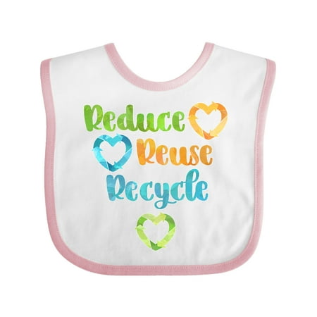Inktastic Earth Day Reduce Reuse Recycle with Hearts Gift Baby Boy or Baby Girl Bib
Inktastic Earth Day Reduce Reuse Recycle with Hearts Gift Baby Boy or Baby Girl Bib