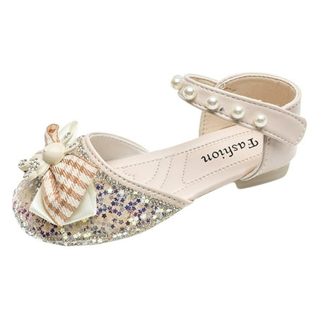 Little Chlidren Girls Shoes Bowknot Printed Flat Close Toe Summer Sandals Bottom Lightweight Sequin Pearl Hook Loop Dress Dance Holiday Weekends School Footwear For Child
Little Chlidren Girls Shoes Bowknot Printed Flat Close Toe Summer Sandals Bottom Lightweight Sequin Pearl Hook Loop Dress Dance Holiday Weekends School Footwear For Child