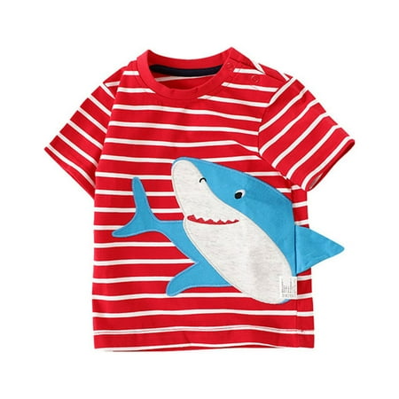 NIUREDLTD Summer Toddler Boys Girls Short Sleeve Daily Wear Cute Cartoon Print T Shirt Tops Soft And Breathable 12-18 Months
NIUREDLTD Summer Toddler Boys Girls Short Sleeve Daily Wear Cute Cartoon Print T Shirt Tops Soft And Breathable 12-18 Months
