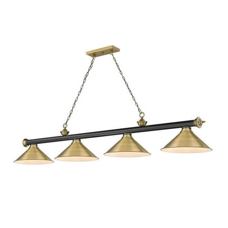 Z Lite 2306-4MB-RB-RB15 4 x 60W Cordon Medium Dimmable Billiard Light Rubbed Brass
Z Lite 2306-4MB-RB-RB15 4 x 60W Cordon Medium Dimmable Billiard Light Rubbed Brass