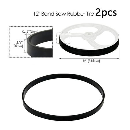 QXKE 2Pcs WoodWorking Band Saw Rubber Band Band Saw Scroll Wheel Rubber Ring 8-14Inch
QXKE 2Pcs WoodWorking Band Saw Rubber Band Band Saw Scroll Wheel Rubber Ring 8-14Inch