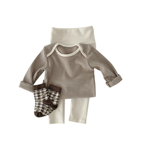 TAIAOJING Kid Toddler Boy Clothes Baby Girls Autumn Striped Cotton Long Sleeve Long Pants Sleepwear Set Outfits Cute Clothes 0-6 Months
TAIAOJING Kid Toddler Boy Clothes Baby Girls Autumn Striped Cotton Long Sleeve Long Pants Sleepwear Set Outfits Cute Clothes 0-6 Months