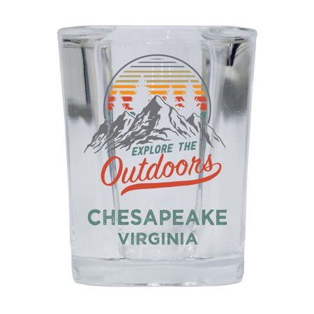 Chesapeake Virginia Explore the Outdoors Souvenir 2 Ounce Square Base Liquor Shot Glass 4-Pack
Chesapeake Virginia Explore the Outdoors Souvenir 2 Ounce Square Base Liquor Shot Glass 4-Pack