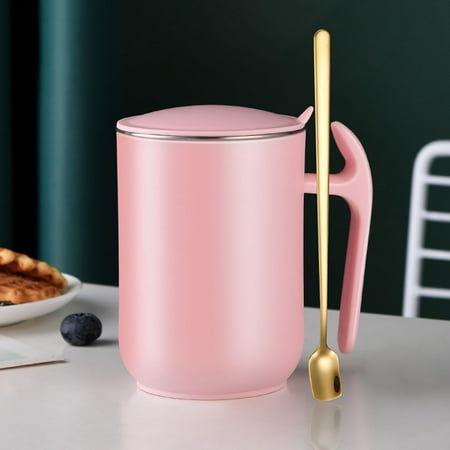 FSYZX 550Ml Thermos Cup 304 Stainless Steel Mug with Lid Coffee Mug and Spoon (Pink)
FSYZX 550Ml Thermos Cup 304 Stainless Steel Mug with Lid Coffee Mug and Spoon (Pink)