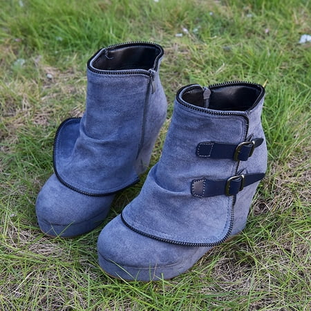 Round Solid Short Buckle Wedges Women Shoes Toe Retro Keep Warm Color Booties Strap Women s Boots
Round Solid Short Buckle Wedges Women Shoes Toe Retro Keep Warm Color Booties Strap Women s Boots