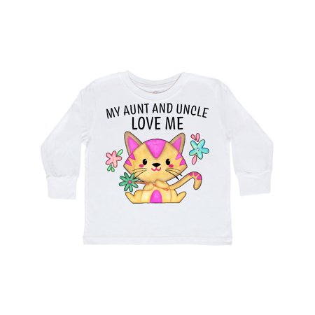 Inktastic My Aunt and Uncle Love Me with Cute Kitten and Flowers Gift Toddler Boy or Toddler Girl Long Sleeve T-Shirt
Inktastic My Aunt and Uncle Love Me with Cute Kitten and Flowers Gift Toddler Boy or Toddler Girl Long Sleeve T-Shirt