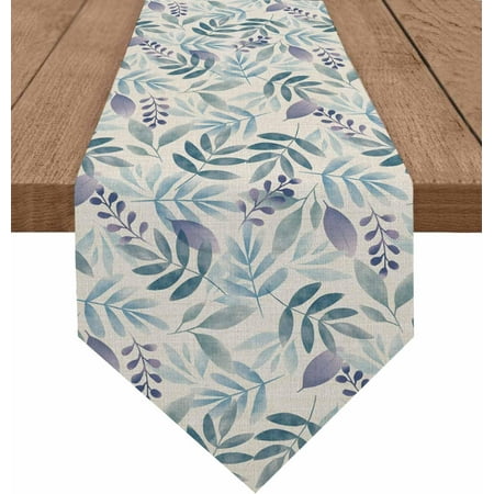 Plant Leaves Table Runner 13x48 Inches Small Linen Tablerunner Watercolor Natural Rural Botanical Burlap Table Setting Fall Decor Farmhouse Tabletop Dresser Scarves for Kitchen Dinner Pa
Plant Leaves Table Runner 13x48 Inches Small Linen Tablerunner Watercolor Natural Rural Botanical Burlap Table Setting Fall Decor Farmhouse Tabletop Dresser Scarves for Kitchen Dinner Pa