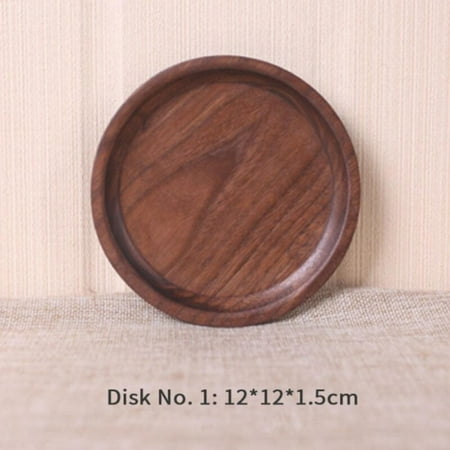 Greyghost 1Pc Black Walnut Wooden Tableware Round Cake Tray Dessert Serving Tray Kitchen Utensils A1
Greyghost 1Pc Black Walnut Wooden Tableware Round Cake Tray Dessert Serving Tray Kitchen Utensils A1