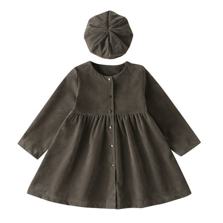 koaiezne Toddler Kids Child Baby Girls Long Sleeve Patchwork Solid Princess Dress With Hat Outfit Set 2PCS First Born Outfit Girl Long Sleeve Bodysuit
koaiezne Toddler Kids Child Baby Girls Long Sleeve Patchwork Solid Princess Dress With Hat Outfit Set 2PCS First Born Outfit Girl Long Sleeve Bodysuit