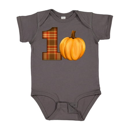 Inktastic 1 Pumpkin Gift Baby Boy or Baby Girl Bodysuit