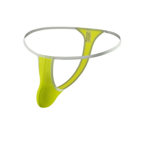 Juebong Underwear for Men Clearance Under $10.00 Men s Summer Breathable Mesh Solid Color Thong Sexy Mesh Breathable Panties Yellow L
Juebong Underwear for Men Clearance Under $10.00 Men s Summer Breathable Mesh Solid Color Thong Sexy Mesh Breathable Panties Yellow L