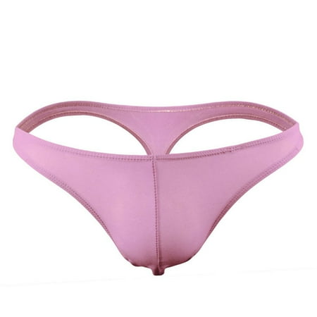 Men Sexy Lingerie G-string Briefs Thong Bikini Underwear T Back Pouch Panties