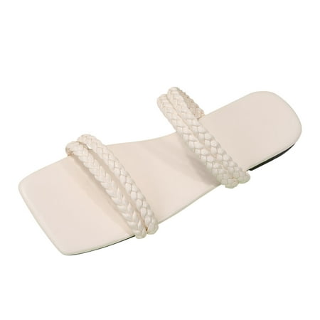 Leisure Roman Style Weave Women s Solid Color Summer Two Ways Non Slip Slip On Flat Beach Open Toe Breathable Sandals Shoes Slippers artificial leather Dress Sandals for Women
Leisure Roman Style Weave Women s Solid Color Summer Two Ways Non Slip Slip On Flat Beach Open Toe Breathable Sandals Shoes Slippers artificial leather Dress Sandals for Women