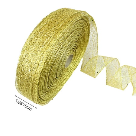 SHENGXINY New Christmas Tree Decoration Ribbon Clearance Christmas Decoration With 2 Meters Random Mesh Lock Side Sprinkle Powder Christmas Tree Decoration Ribbon Interior Decoration Gold
SHENGXINY New Christmas Tree Decoration Ribbon Clearance Christmas Decoration With 2 Meters Random Mesh Lock Side Sprinkle Powder Christmas Tree Decoration Ribbon Interior Decoration Gold