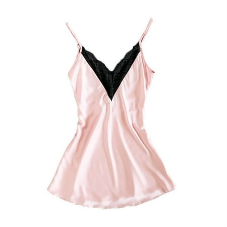 LBECLEY Night Sleep Dress Women Satin Lace V-Neck Lingerie Nightdress Underwear Sleepwear Women s Pajamas Silk Dresses Old Lady Nightgown for Girls Pink M
LBECLEY Night Sleep Dress Women Satin Lace V-Neck Lingerie Nightdress Underwear Sleepwear Women s Pajamas Silk Dresses Old Lady Nightgown for Girls Pink M
