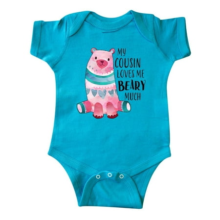Inktastic My Cousin Loves Me Beary Much with Cute Bear Gift Baby Boy or Baby Girl Bodysuit
Inktastic My Cousin Loves Me Beary Much with Cute Bear Gift Baby Boy or Baby Girl Bodysuit